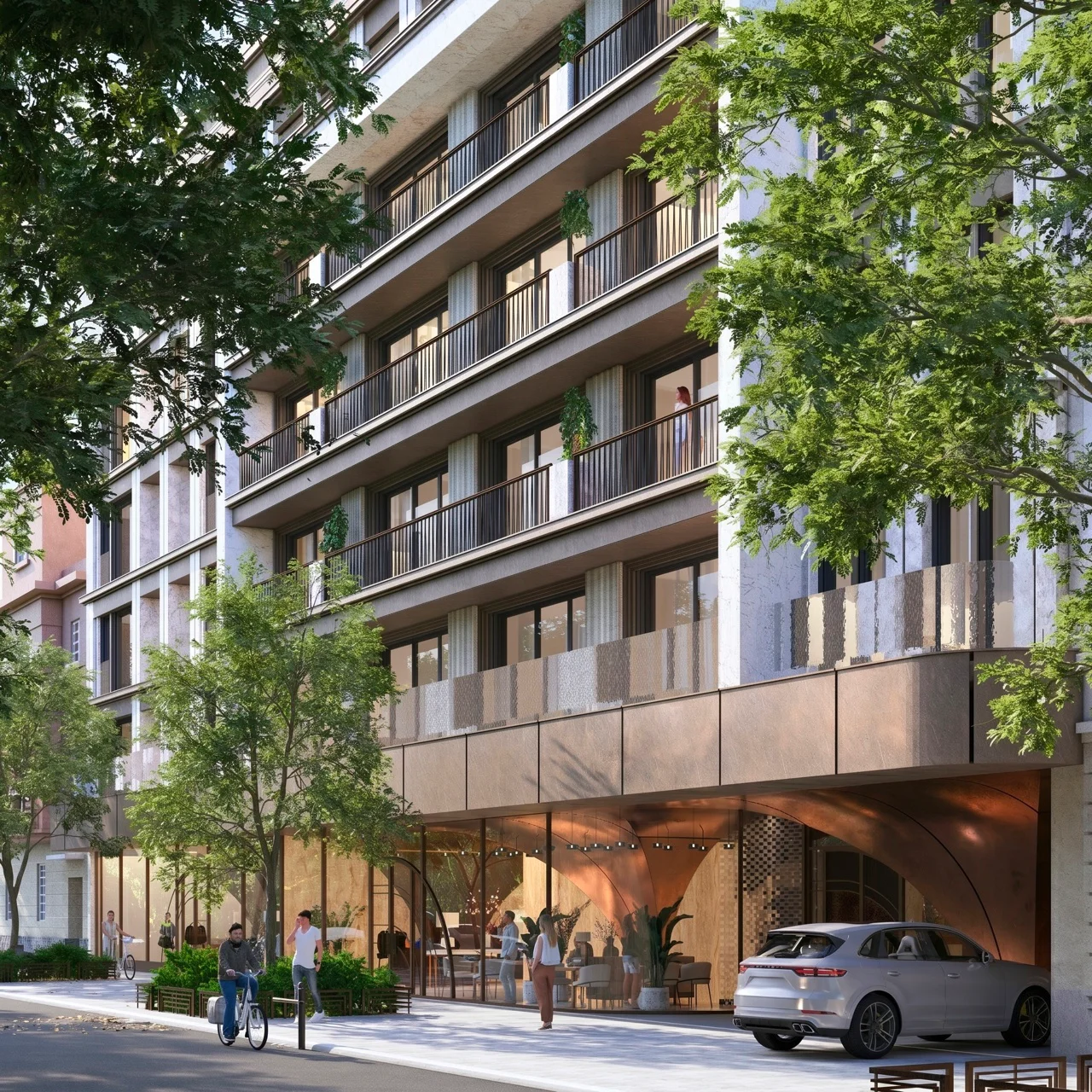 Ban Residence — exterior architectural render